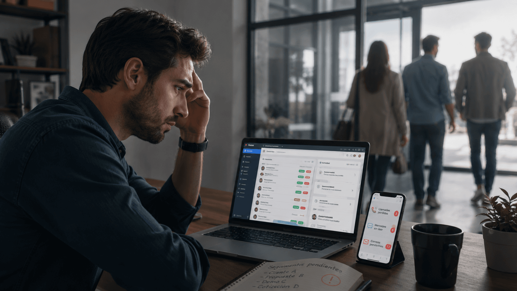Conversaciones digitales de ventas y seguimiento